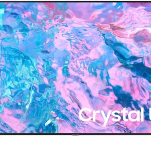 SAMSUNG 50-Inch Class Crystal UHD CU7000 Series PurColor, Object Tracking Sound Lite, Q-Symphony, 4K Upscaling, HDR, Gaming Hub, Smart TV with Alexa Built-in (UN50CU7000, 2023 Model)